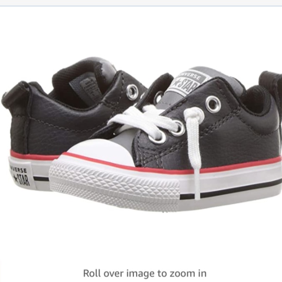 converse kids leather